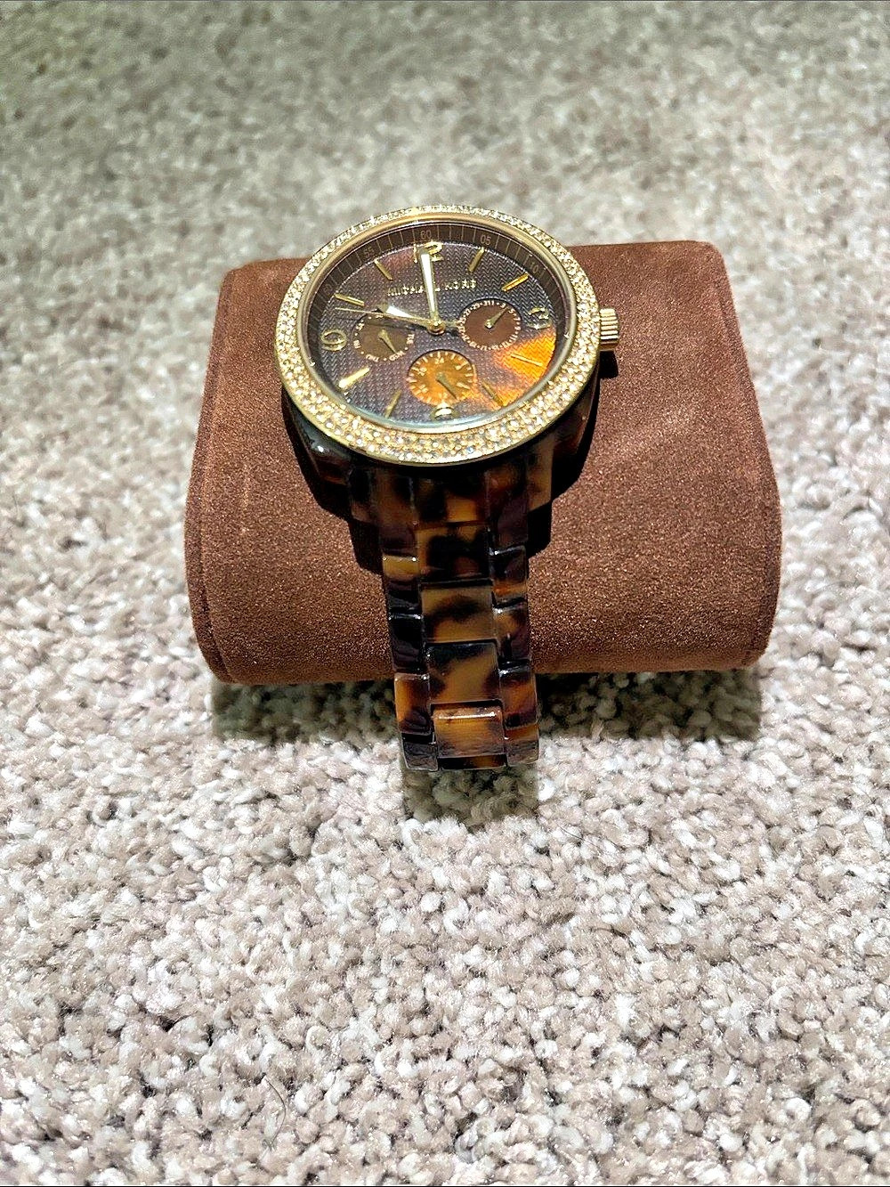 Michael Kors Watch Tortoise & Gold